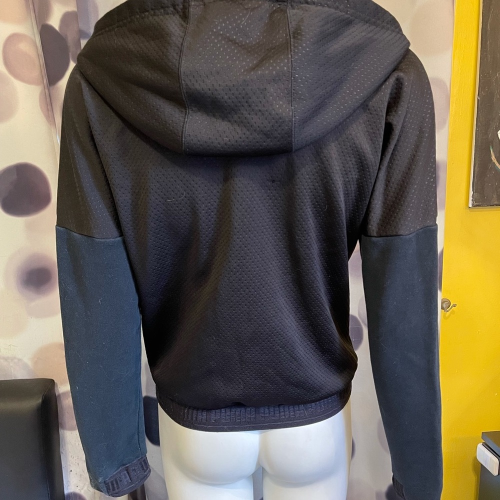Black Puma Zip-Up Sweater - Picture 4 of 8